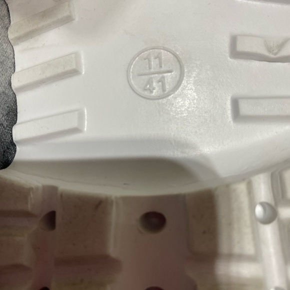 Rough Helium womens Platform Wedge Slide Sandals White size 11 - Picture 13 of 16